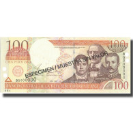 Billet, Dominican Republic, 100 Pesos Oro, 2001, 2001, Specimen, KM:167s2, NEUF - Dominicaanse Republiek