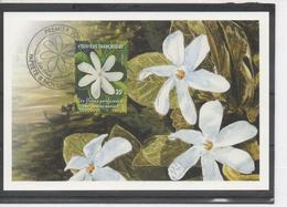 POLYNESIE Française -Flore - Fleurs Paefumées : Tizre, Pua, Taina - Parfaum - Essences  - 3 Cartes - Cartoline Maximum