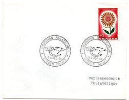 OISEAU / COLOMBE = 93 St OUEN 1964 = CACHET Illustré = EXPOSITION PHILATELIQUE - Mechanical Postmarks (Advertisement)