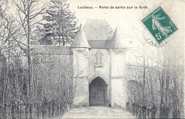 SOMME - 80 - LUCHEUX - Le Château - Porte De Sortie Sur La Forêt - Lucheux