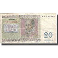 Billet, Belgique, 20 Francs, 1956, 1956-04-03, KM:132b, TTB+ - 20 Francs