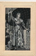 CPA Célébrités Carte Tissées Jeanne D'Arc Par Ingres - Historische Persönlichkeiten