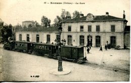 N°63766 -cpa Romans -la Gare- - Gares - Avec Trains