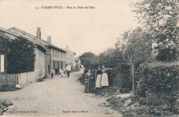 CPA 51 SOMME VESLE Carte Rare Rue Au Delà De L'Eau - Autres & Non Classés