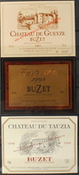 3 ETIQUETTES Différentes De VIN - BUZET - En Parfait Etat - Collections & Sets