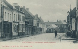 CPA 62 AUXI LE CHATEAU Rue D'Amiens Magasin Aux Pompes - Auxi Le Chateau