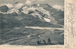 CPA SUISSE Bernina-Hospiz Mit Cambrena-Gletscher - Autres & Non Classés
