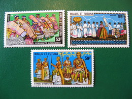 WALLIS YVERT POSTE ORDINAIRE N° 221/223 NEUFS** LUXE COTE 11,60 EUROS - Unused Stamps