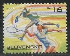 LSJP SLOVAKIA TENNIS SPORT 2007 MNH - Nuovi