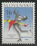 LSJP SLOVAKIA EUROPEAN ARTISTIC SKATING CHAMPIONSHIP 2001 MNH - Nuovi