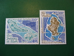 WALLIS YVERT POSTE AERIENNE N° 80/81 NEUFS** LUXE COTE 43,00 EUROS - Unused Stamps