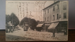 Oullins (Rhône) - Entrée De La Grande Rue (Côté Lyon) - Le Pont Sur L'Yseron (tramway) - Oullins