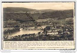 Säckingen - Stein - Panorama - Foto-AK - Bad Saeckingen