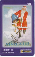 TARJETA DE BRASIL DE NAVIDAD - PAPA NOEL (CRISTMAS) TELERJ - Noel