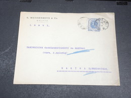 ROUMANIE - Enveloppe De Galatz Pour Harthau En 1906 - L 20440 - Storia Postale