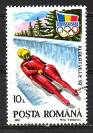 ROUMANIE. N°3985D De 1992 Oblitéré. Luge Aux J.O. D'Albertville. - Wintersport (Sonstige)