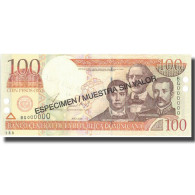 Billet, Dominican Republic, 100 Pesos Oro, 2001, 2001, Specimen, KM:167s2, NEUF - Dominicaanse Republiek