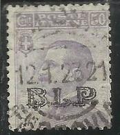ITALIA REGNO ITALY KINGDOM 1922 1923 BLP CENT. 50c II TIPO USATO USED OBLITERE' - Francobolli Per Buste Pubblicitarie (BLP)