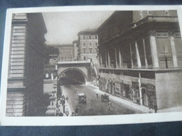 ANCIENT NEW  POSTCARD OF TUNNEL IN NATIONAL STREET /ANTICA NUOVA CARTOLINA DEL TRAFORO  VIA NAZIONALE - Transportes