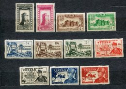 7838  FEZZAN  N° 43/53 *     Série    1949     TB - Unused Stamps