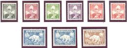 Groenland: Yvert N° 1/9**; MNH ; Cote 120.00€ - Unused Stamps