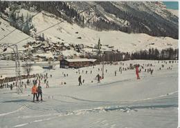Delcampe - Splügen - Die Skiwiese, Animee - Photo: Geiger - Splügen