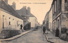 89-SAINT-FARGEAU- LA RUE DE BOURGOGNE - Saint Fargeau