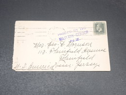 NOUVELLE ZÉLANDE - Enveloppe Pour Les Etats Unis En 1917 Avec Contrôle Postal - L 20499 - Covers & Documents