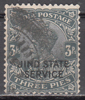 INDIA- JIND    SCOTT NO.  036   USED    YEAR 1924 - Jhind