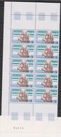 TAAF 1988 Sailing Ship "Le Gros Ventre"  1v Bl Of 10  ** Mnh (39655B) - Blocs-feuillets