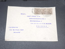 INDE - Enveloppe De Calcutta Pour L 'Allemagne - L 20543 - 1911-35 King George V