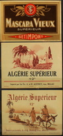 3 ETIQUETTES Différentes De VIN - D'ALGERIE - En Très Bon Etat - Collections & Sets