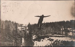 ! Alte Fotokarte 1908, Skispringen, Norwegen, Norvege, Norge, Norway, Photo, Sport - Winter Sports