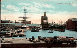 ! Alte Ansichtskarte Aldham Dock, Goole, Ships, Hafen, Harbour, Port,, Segelschiff - Commercio