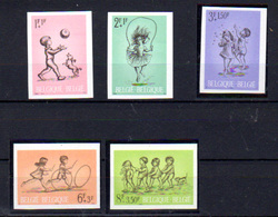 1966   Belgique, Solidarité, Jeux D’enfants, 1399 /  1403** N D (tirage 370 Ex), - Other & Unclassified