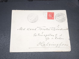 FINLANDE - Enveloppe De Nykarleby Pour Helsinki En 1939 - L 20559 - Cartas & Documentos