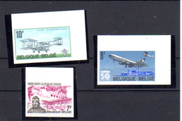1973   Belgique,  Sabena, Avions, 1675 /  1676 - 1782** N D (tirage 1000 Ex), - Other & Unclassified