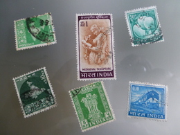 TIMBRE DE L'INDE  Train - Collections, Lots & Series