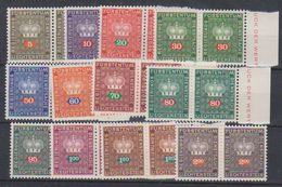 Liechtenstein 1968/1969 Dienstmarken 12v (pair) ** Mnh (39660) - Official