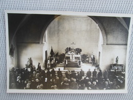 Carte Photo . Granges Ou Environs Une Messe Dans L Eglise - Granges Sur Vologne