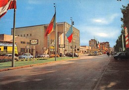 0050 " TORINO - PALAZZO ESPOSIZIONI  " ANIMATA  AUTO ANNI '60 CART. ORIG. NON  SPED. - Panoramic Views