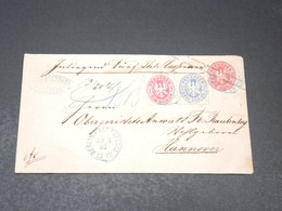 ALLEMAGNE - Entier Postal + Complément De Berlin Pour Hannovre En 1867 , Affranchissement Plaisant - L 20660 - Ganzsachen