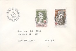 1980 Paire Europa Napoleon.Charlemagne   Jolie Lettre - Lettres & Documents