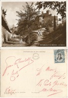 S. Marino La Rocca #9 - Moved B/w PPC 7sep1937 - M. Delfico C.10 Isolato X Milano - Lettres & Documents