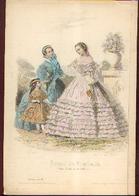 Lot De 30 Gravures De Mode (circa 1865/66) - Antes De 1900