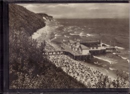 Sellin Auf Rügen - S/w Seebrücke Und Strand - Sellin