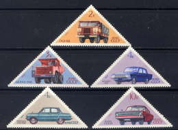 RUSSIE - 3716/3720** - AUTOMILES SOVIETIQUES - Unused Stamps