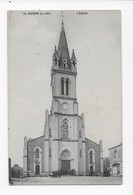 44      OUDON  L'EGLISE  ANIMEE  BON ETAT  VOIR LES 2 SCANS - Oudon