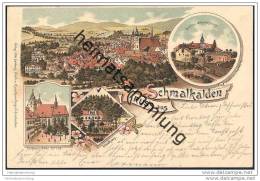 Schmalkalden - Gesamtansicht - Schloss Wilhelmsburg - Bahnpost - Schmalkalden