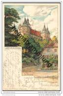 Schleusingen - Schloss - Signiert F. Frühauf 99 - Schleusingen